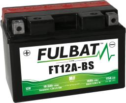 FULBAT FT12A-BS - Batería Moto 12v 10Ah 130A CCA + I