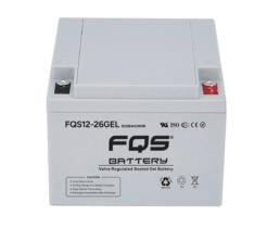 FQS FQS12-26GEL - Batería Industrial GEL 12v 26Ah
