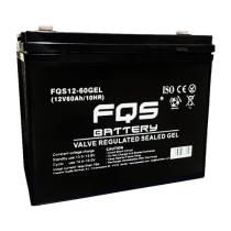 FQS FQS12-60GEL - Batería Industrial GEL 12v 60Ah