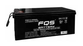 FQS FQS12-200GEL - Batería Industrial GEL 12v 200Ah