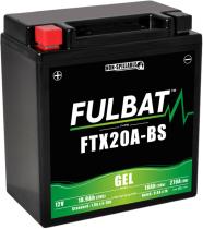 FULBAT FTX20A-BS GEL - BATERÍA MOTO GEL 12V 18AH 270A CCA + I