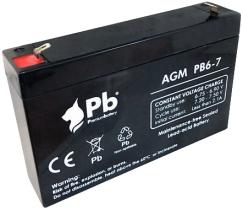 FQS PB6-7 - BATERÍA INDUSTRIAL AGM 6V 7AH PREMIUM BATTERY