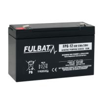FQS FP6-12 - BATERÍA INDUSTRIAL AGM 6V 12AH FULBAT