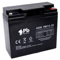 FQS PBX12-20 - BATERÍA INDUSTRIAL AGM 12V 20AH PREMIUM BATTERY