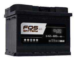 FQS FQS62.0 - BATERIA BLACK L2 12V 62AH 600A EN +D
