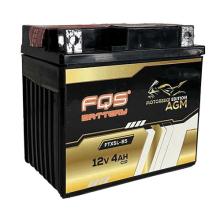  FTX5L-BS - BATERIA MOTO FQS AGM 12V 4AH 80A CCA +D