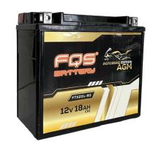  FTX20L-BS - BATERIA MOTO FQS AGM 12V 18AH 270A CCA +D