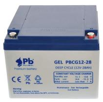 FQS PBCG12-28 - BATERIA INDUSTRIAL GEL 12V 28AH PREMIUM BATTERY