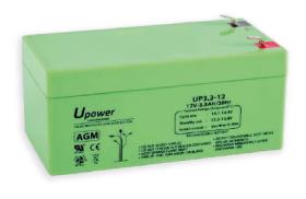 FQS UP3.3-12 - BATERIA INDUSTRIAL AGM 12V 3,3AH U-POWER
